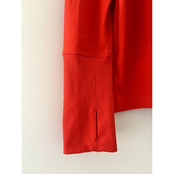 Nike Red Long Sleeve Top with Flag Detail - Picture 7 of 8